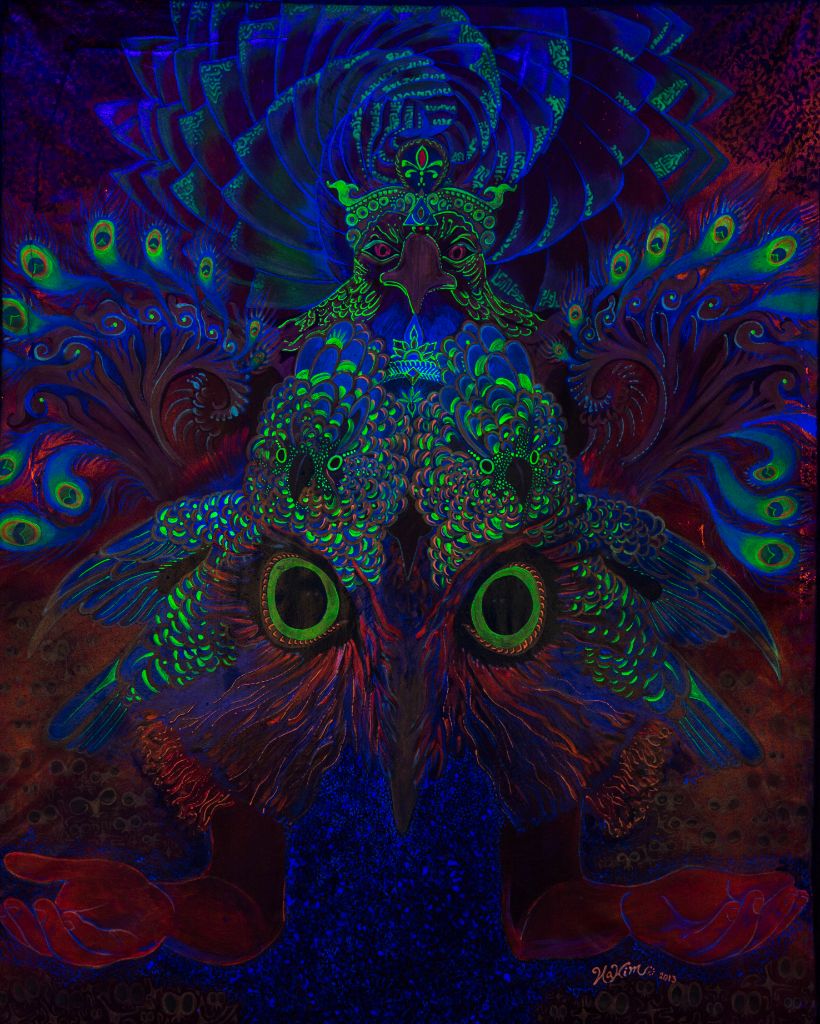Obra Purnata em Luz UV