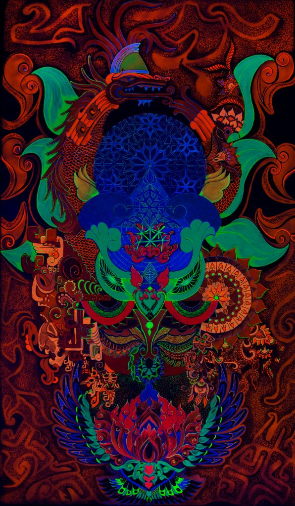 Obra Raga em Luz UV