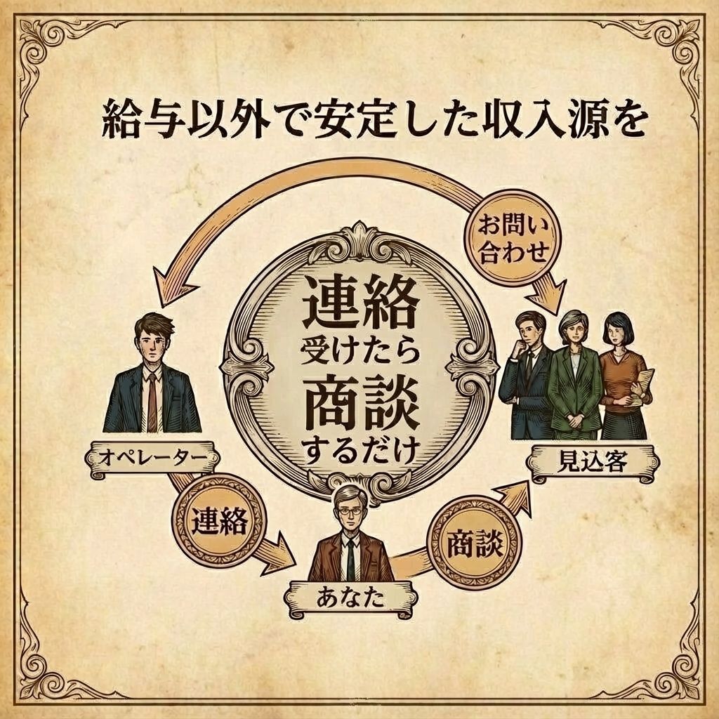 給与以外で安定した収入源を - ビジネスモデル図