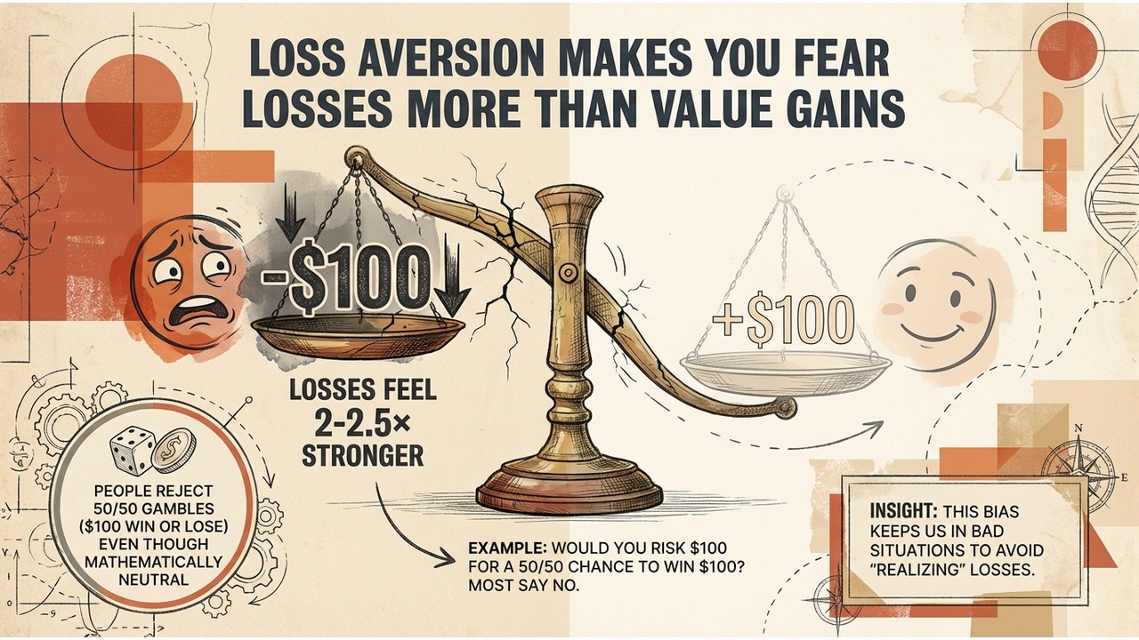 Creative Mode example — Loss Aversion infographic